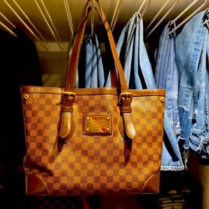 LV Damien Ebene Hampstead MM Bag